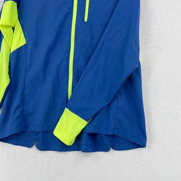 North Face Jacket Women's Size L Blue Neon Flight Series FlashDry Lightweight - Picture 5 of 12